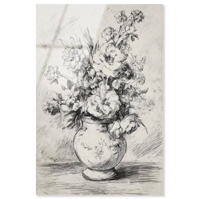 Art mural de cuisine Vase of Blooms II par Art Remedy, prêt à accrocher, 10 x 15