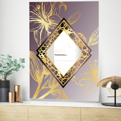 Marbled Marvelous 2 Glam Wall Mirror