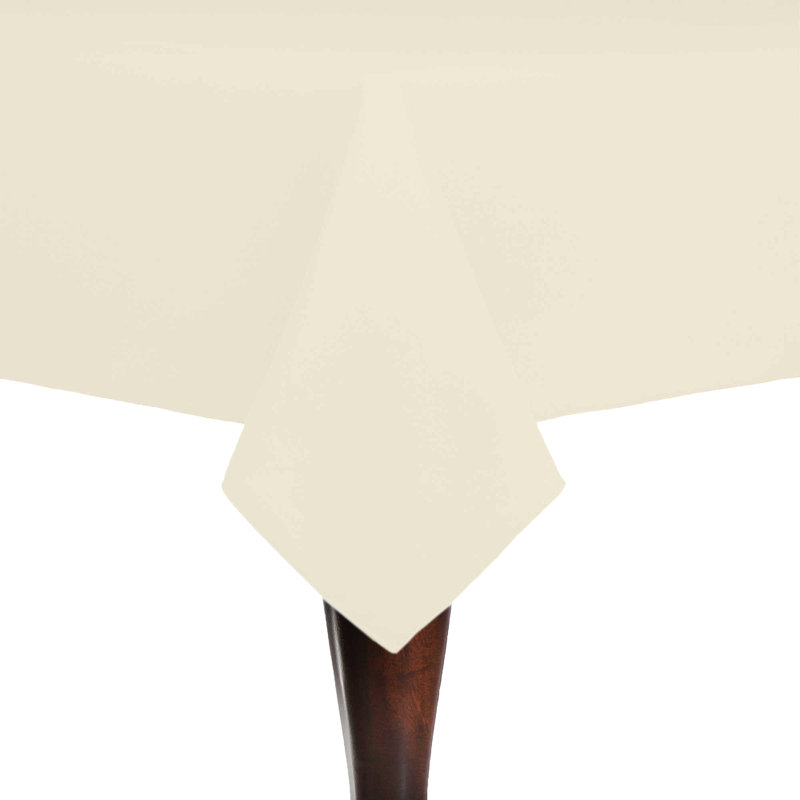 Yasser Eider & Ivory™ Cotton-Feel 54 X 54-Inch Square Fine Dining Tablecloth Red, Ivory, 54" x 54", 1