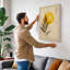Bloom Beneath the Sun Japandi - Wrapped Canvas-1043584223-1043584209