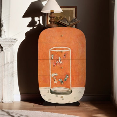 Modern decorative drawer accent chest