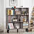 8 Cube Book Shelf,3 Tier Bookshelf With Legs, Modern Open Storage Organizer,Boho Bookcase,Display Cabinet Shelf Free Standing Bookshelves For Bedroom,Living Room,Office-579070873