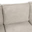 Canapé-lit modulaire escamotable beige en forme de L 126 po, avec porte-gobelets et chargement pour beige, salon-1488325324