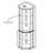 Lighted Corner Curio Cabinet - Elegant Glass Display Case For Living Room & Bar Storage - Perfect For Antique Collections & Wine - Includes Built-In Lighting-1760069363