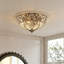 Plafonnier encastré en cristal 5 lumières Dzesika