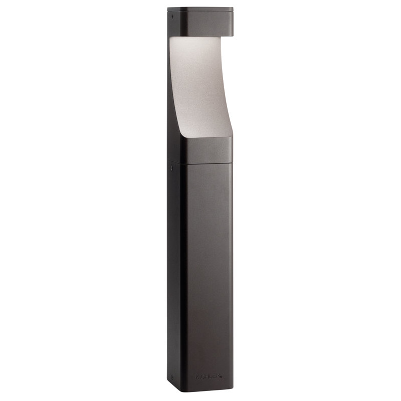 Alviina Low Voltage Metal Bollard Light, Architectural Bronze