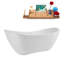 1790.7mm x 800.1mm Soaking Acrylic Bathtub-931519576