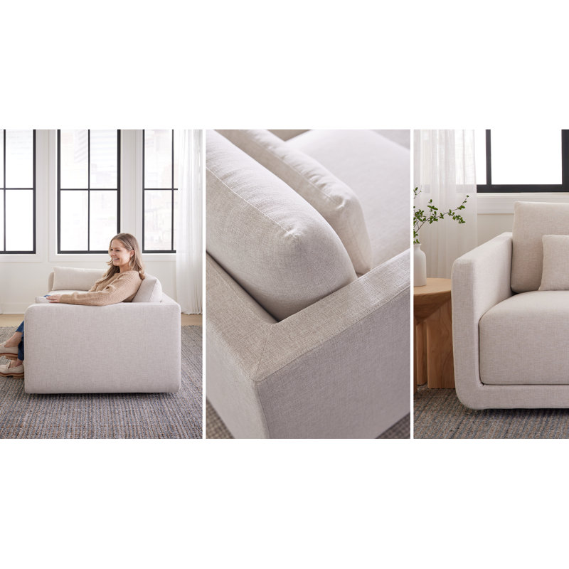 Eva Modular Sectional, Performance Weave - Natural