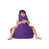 100 % polyester mauve
