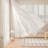 2 Panel White Voile Sheer Curtains For Living Room Pompom Window Drapes Rod Pocket Party Wedding Decor Valance Door Curtains Net Panel, 132x241cm-130318347