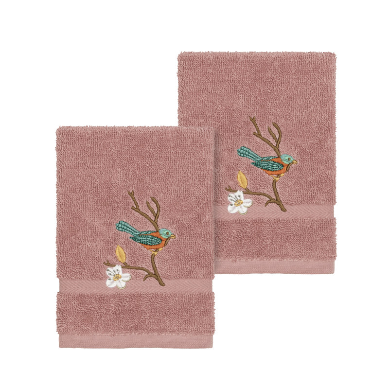 Spring Time Turkish Cotton Washcloth, Tea Rose