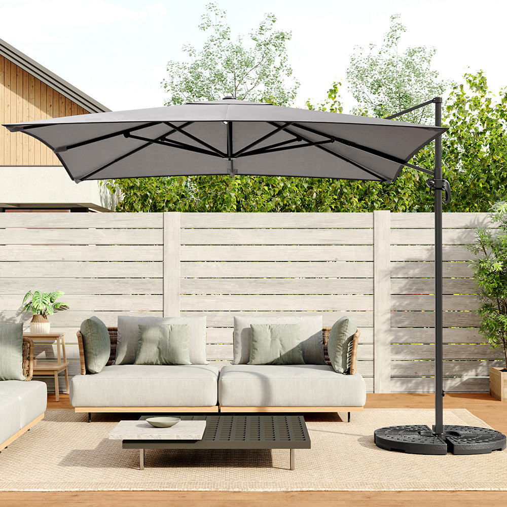 Antoanela 3m Square Cantilever Parasol