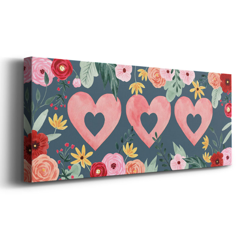 Collection Sweet Hearts sur toile, H 8 po x l 20 po x P 1,5 po