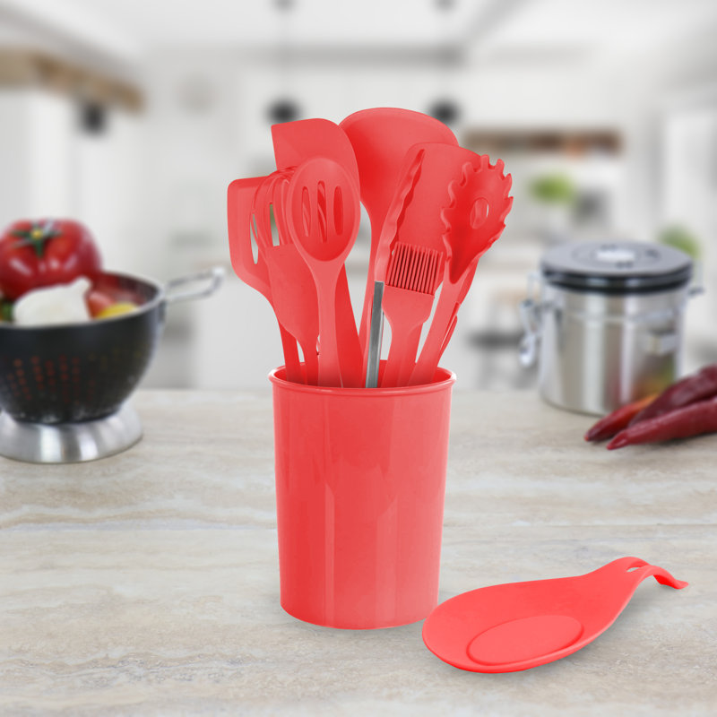 Mega Chef Balloon Whisk, Red