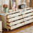 Sturdy Solid Wood 8-drawer Storage Cabinet