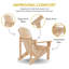 Chaise Adirondack en bois massif Grandview-1847451032