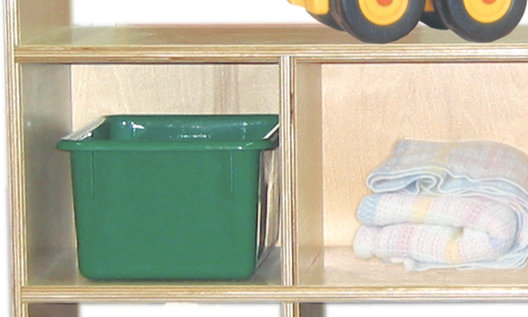 Natural Wood 5-Section Wall Hanging Storage Unit