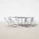 Avers Square 8 - Person Outdoor Dining Set