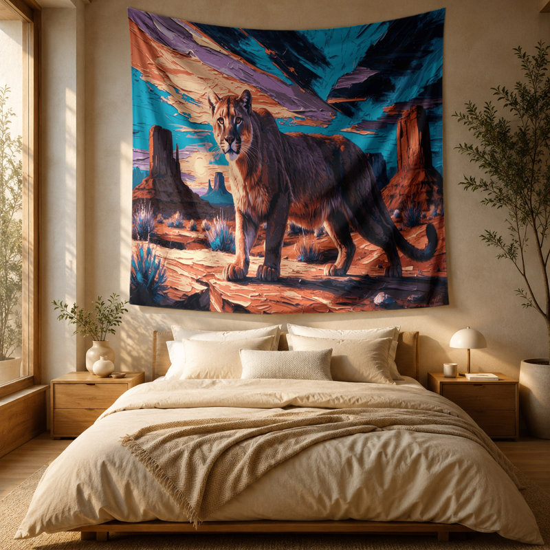Tapisserie murale South Lion, 51 po x 60 po