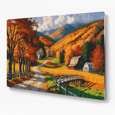 Art mural en métal brun USA State Vermont