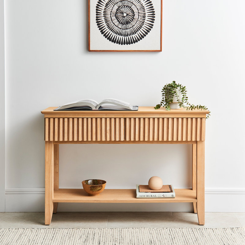110cm Solid Wood Console Table