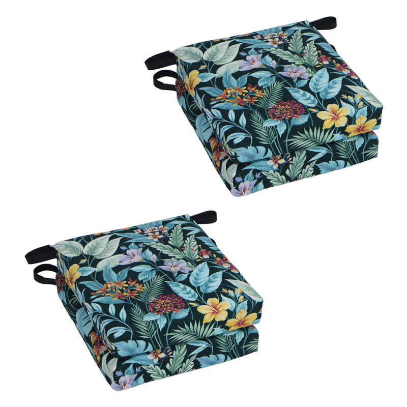 Outdoor 3'' Seat Cushion, Montserrat Sangria