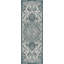 Power Loom Teal Indoor/Outdoor Rug-157276017
