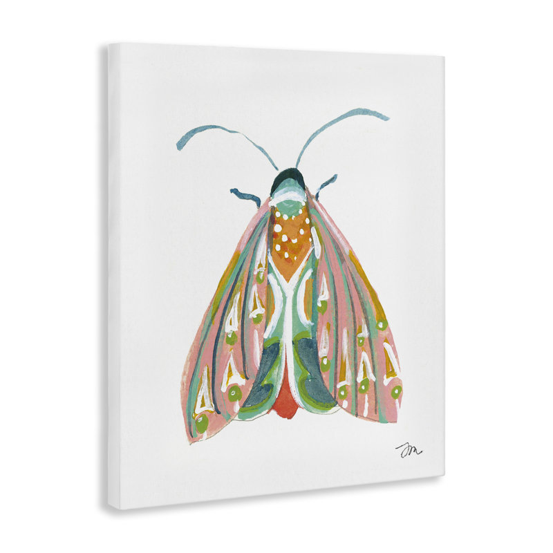  «Delicate Insect» sur toile blanche par Jessica Mingo, H 48 po x l 36 po