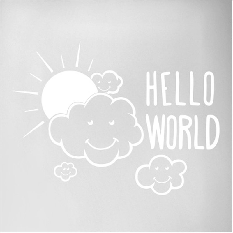 Wall Decal, White