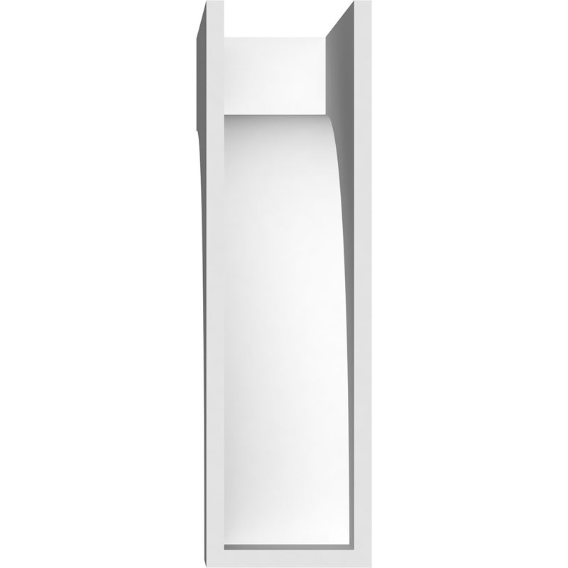 3"W x 8"D x 12"H Standard Stockport Architectural Grade PVC Corbel, 12"H x 3"W x 8"D