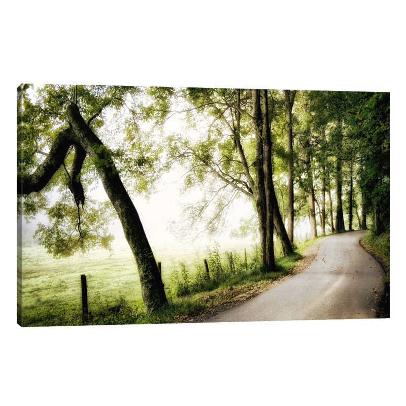 One Lane Road II by Dano - Wrapped Canvas Print, 30cm H x 46cm W x 4cm D