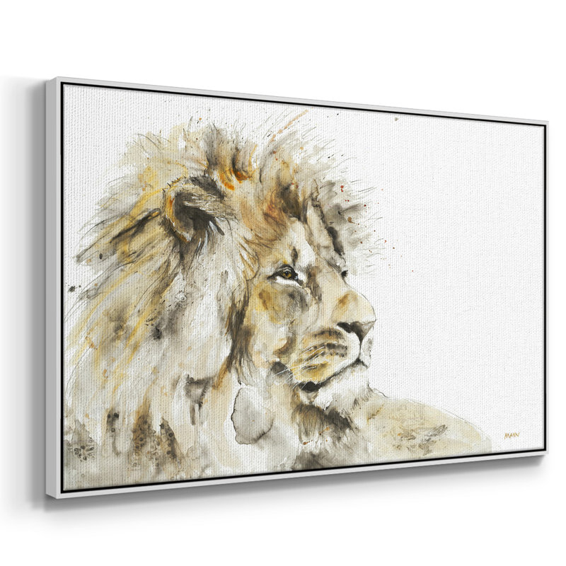 Savannah I, reproduction d'art sur toile, H 25 po x l 37 po x P 2 po, Blanc