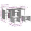 Patio Dining Set with-745416424