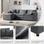 Canapé modulaire luxueux en chenille avec plusieurs conforts pour le salon-813605221