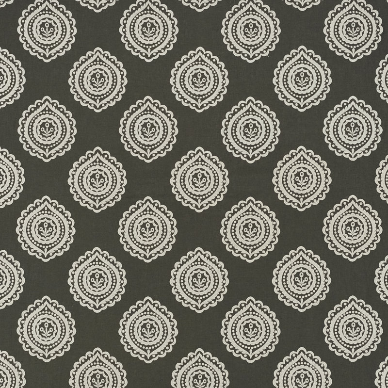 Tissu de broderie en lin Olana, Graphite