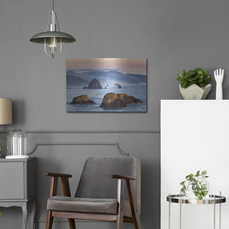 «Cannon Beach» par Brandon Wong, art mural en métal