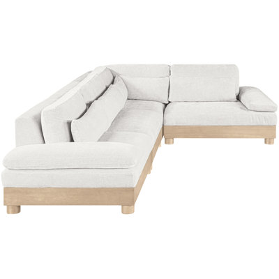 Canapé modulaire 4 pièces en tissu de chenille 127,75 po Turin