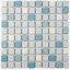 Crystalline Square 1.1" x 1.1" Porcelain Grid Mosaic Wall & Floor Tile-1847896183