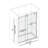 66"-72"  W X 76"  H Single Sliding Frameless Shower Door with 5/16"(8mm) Tempered Clear Glass-119190562