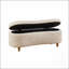 Banc de rangement Boucle Taupe
