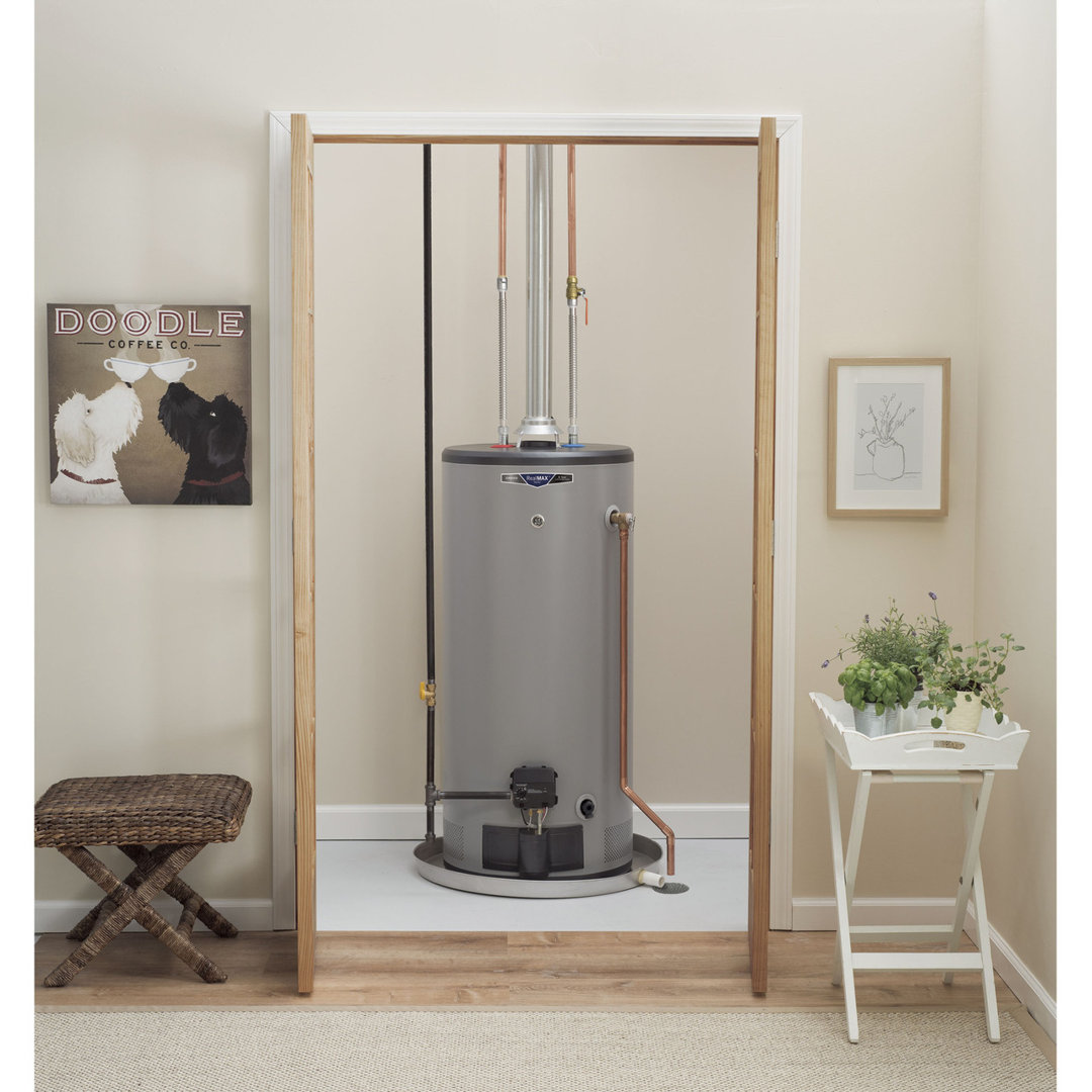 GE RealMAX Choice 30-Gallon Short Natural Gas Atmospheric Water Heater GE Appliances