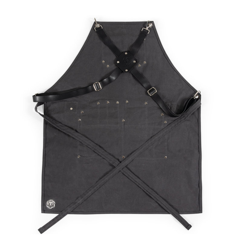 Collins Waxed Canvas Bartender Apron with Tools