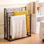Porte-serviettes pour salle de bain, porte-serviettes autoportant à 3 niveaux, séchoir à couvertures et présentoir pour serviettes de bain surdimensionnées Accessoires de salle de bain, à côté de la baignoire ou de la douche