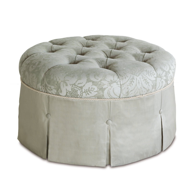 Lourde Round Ottoman