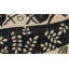 Tapis noir et ivoire noué à la main de haute qualité