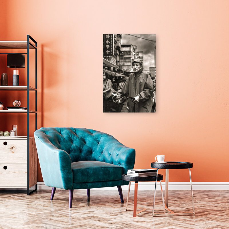 Portrait d'une ville asiatique contemporaine, H 36 po x l 24 po