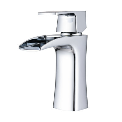 Single-Hole Single-handle Bathroom Faucet with Drain Assembly