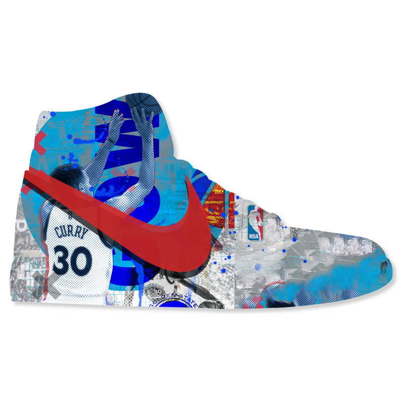 Art mural Notoriart Sneaker Shape par Notoriart, The Winner Sneaker