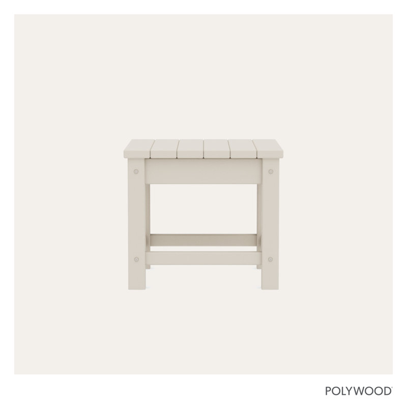 POLYWOOD Club 18" End Table, Sand