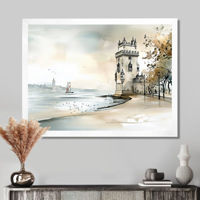 Belm Tower In Portugal - Portugal, art mural pour le salon